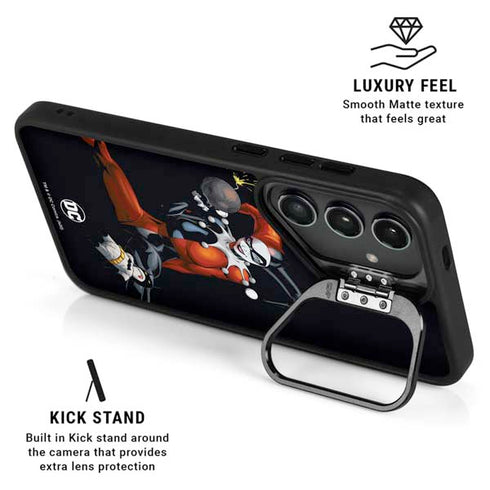 DC Comics Harley Quinn Playfull Pose Galaxy S25 Kickstand Case